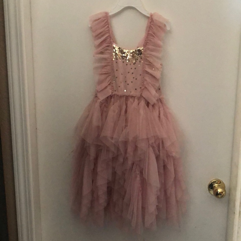 Princess fluffy dress with sequins.
